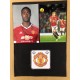 Signed photos of Tyler Blackett and James Wilson the Manchester United footballers. 